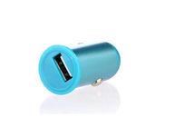 Mini adaptador colorido do carregador do carro de Iphone USB, adaptador universal do carregador do telemóvel