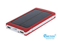 Banco dobro solar universal do poder do retângulo 8000mAh USB para Smartphone