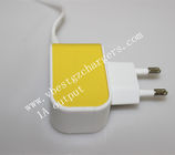 Amarelo do produto novo consideravelmente feito no carregador material do curso do iphone de Apple do ABS da porcelana
