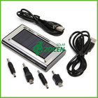 Carregador solar portátil universal preto/do branco carregador do telefone móvel das energias solares do banco