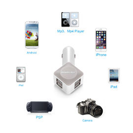 adaptador positivo do carregador do carro da galáxia S6 S5 S4 USB de Samsung do iPhone 6 com porto 4