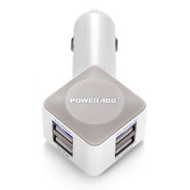 adaptador positivo do carregador do carro da galáxia S6 S5 S4 USB de Samsung do iPhone 6 com porto 4