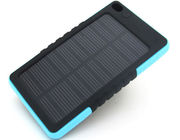 banco plástico solar do poder 6000MAH impermeável para o carregador do telefone móvel