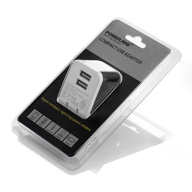 Carregador 2.4A de USB do porto do micro porto do carregador 2 da parede de USB multi para o telefone celular