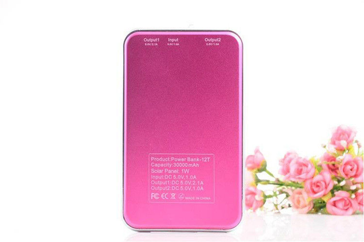 Banco portátil impermeável das energias solares do OEM para a multi cor Iphone6 azul alaranjada dourada preta
